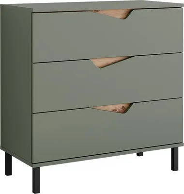 Obrázek produktu pro Kredenc Vicco Marelle Zelená/umělecká 80 x 81.2 cm se 3 zásuvkami, Model 57844