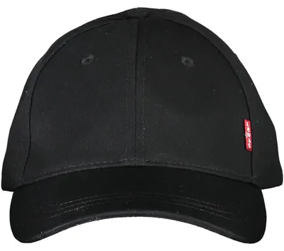 Produktbild von Stylische Schwarze Herrenschirmmütze mit Logo für jeden Anlass