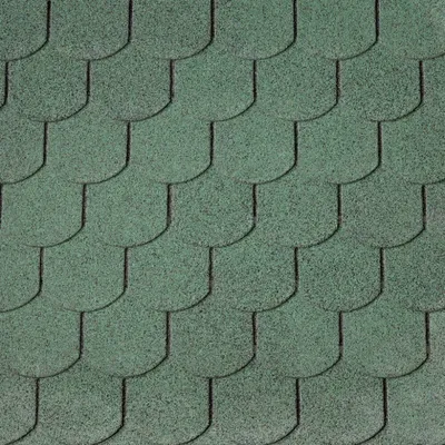 Produktbild von 3 m² Biberschindeln grün, Schindeln Dachschindeln Dachpappe Bitumen