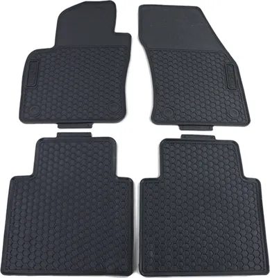Produktbild von Premium Gummi Fußmatten Set 4-teilig Schwarz für VW Tiguan AD1 ab 16