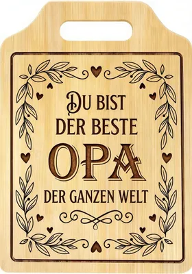 Produktbild von Omgoods – Schneidebrett aus Bambus mit Gravur, ideal für Kochbegeisterte