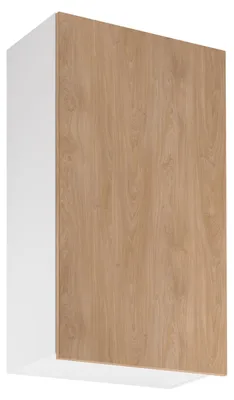 Obrázok produktu pre Vysoká horná kuchynská skrinka SALERNO - šírka 60 cm, biela / dub