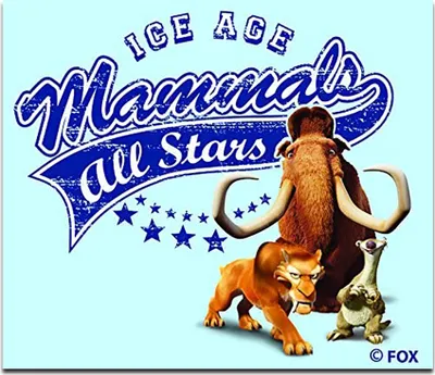 Obrázek produktu pro Ice Age Mammals All Stars - nášivka, nažehlovací, nažehlovací obrázek, nášivka, nášivky, velikost: 7 x 6 cm