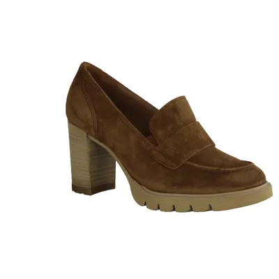 Produktbild von Paul Green 3784-094 Damen, Pumps, Leder, Toffee (Braun) - Damenschuhe Modische Pumps / Ballerina, Braun, leder (soft suede), absatzh&oumlhe: 70 mm