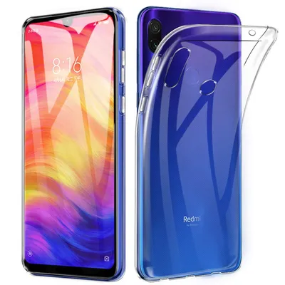 Zdjęcie produktu dla Pokrowiec na telefon Xiaomi Redmi 7 Silikonowe etui przezroczyste