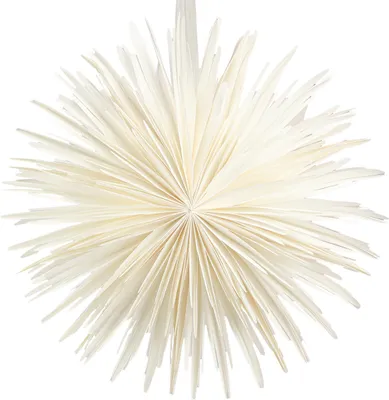 Produktbild von Schneeflocken Stern aus Papier für stilvolle Weihnachtsdekoration