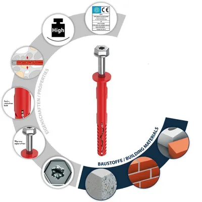 Produktbild von TOX Rahmendübel Fassad XL KB 14x180 mm - 1 Stück - 067101201/E