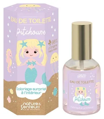 Image de Parfum enfant fille Pitchoune cerise à paillettes 50 ml