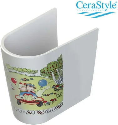 Obrázek produktu pro Dětský podstavec, 27,5x20x26 cm, z keramiky, k umyvadlu, Yumurcak CeraStyle