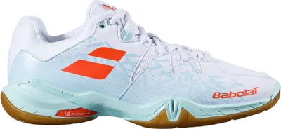 Productafbeelding van Babolat Shadow Spirit badminton schoenen, sport schoenen, wit, modelnummer: 31F2104-1068, schoenmaat: 40.5 EU