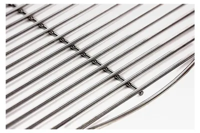 Produktbild von Grillrost aus Edelstahl Ø 40 cm, rostfrei und elektropoliert, 4 mm für runde Grills, Kugelgrills und Feuerschalen