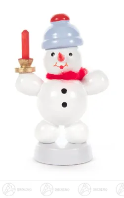 Zdjęcie produktu dla Miniaturowy bałwanek ze świeczką Wysokość ok. 6 cm NOWOŚĆ