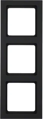 Immagine prodotto di Cornice Berker, Q.3, tripla, antracite, velluto, 1 pz.