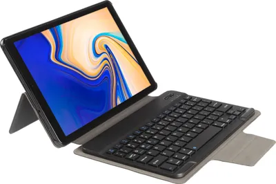 Produktbild von Gecko Covers V11T70C1, QWERTY, Samsung, GALAXY TAB A 10.5, Schwarz, 26,7 cm (10.5"), Kabellos