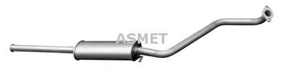 Produktbild von ASMET 15.015 Vorschalldämpfer Schalldämpfer für HYUNDAI GETZ (TB)