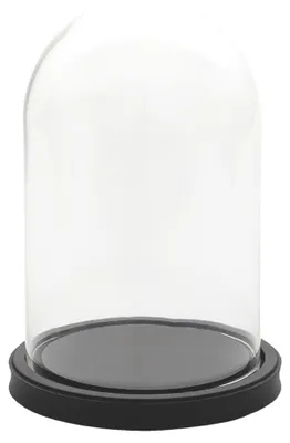 Image de Clayre & Eef Cloche Ø 17x25 cm noir verre