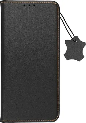 Produktbild von Smart Pro Echt Buchtasche Leder Tasche Lederbuch Hülle Cover Case Handy-Hülle Handytasche kompatibel mit Xiaomi Redmi Note 11 Pro 5G Schwarz