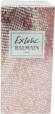 Produktbild von Balmain Extatic, Frauen, 90 ml, Nicht nachfüllbare Flasche, Schwarze Johannisbeere, Litchi, Mandarine, Jasmin, Rose, Ambrox, Zedernholz, Moschus