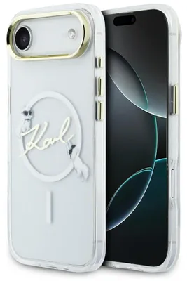 Obrázek produktu pro Pouzdro na iPhone Air s logem Karl Lagerfeld IML Choupettes a MagSafe - průhledné
