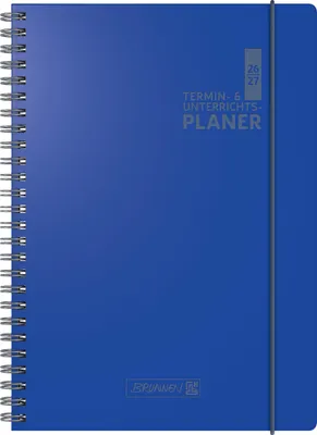 Produktbild von Termin- & Unterrichtsplaner 2026/2027 | A4, Kunststoff, blau