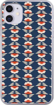 Produktbild von MuchoWow® Handyhülle Schutzhülle Hülle für Telefoonhoesje iPhone 11 Muster - Abstrakt - Blumen Silikon Softcase Handy Hülle - Handytasche