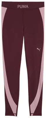 Zdjęcie produktu dla Legginsy Puma Malla larga Puma Strong Colorblock burdeos rosa mujer dla Uni