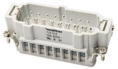 Produktbild von Walther Stifteinsatz B16 710216 0,5-2,5qmm, 20-14AWG