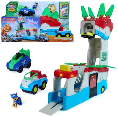 Produktbild von PAW Patrol : Der Dino Film, 2-in-1 Mobiles Dino-Hauptquartier, Transformierbarer Patroller, 3 Jahr(e), AAA, Mehrfarbig
