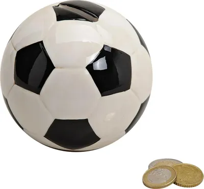 Image de Tirelire en céramique ballon de foot
