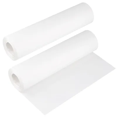 Imagen del producto de Rollo de papel kraft blanco, 30 cm x 30 m, papel para dibujo ideal para proyectos creativos
