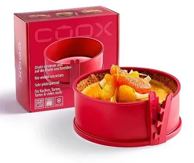 Zdjęcie produktu dla Forma do pieczenia na zawiasach szklana z talerzem serwującym 18 cm