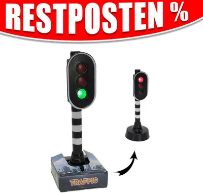 Produktbild von Verkehrsampel Spielzeug für Rasenteppich- 12,5 cm