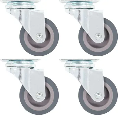 Produktbild von "2026 Promotion" Lenkrollen 4 Stk. - Hohe Qualität - 50 mm - Transportroller CC843