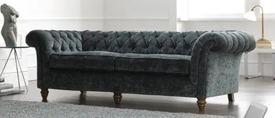 Zdjęcie produktu dla Chesterfield, designerski zestaw wypoczynków, skórzana sofa, luksusowe sofy. #163