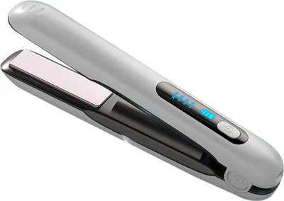 Produktbild von Kabelloser Haarglätter Lockenstab USB, 2-in-1 Glätteisen, Keramik Mini Straightener, Tragbar, 5000mAh Akku, 140–200°C