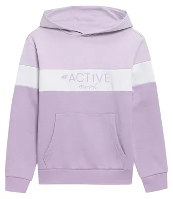 Immagine prodotto di 4F - "HJL22 JBLD002" Felpa con cappuccio per bambini PP123 (122) (Viola)