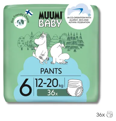 Produktbild von Moomin Baby - Moomin - Eco Windelhosen - Größe 6 - 12 bis 20 kg