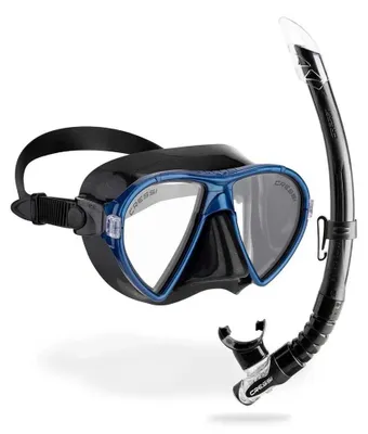 Zdjęcie produktu dla Zestaw do snorkelingu Cressi Ocean Vip czarny czarny jeden rozmiar