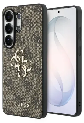 Produktbild von Guess 4G Metal Logo Back Cover für das Samsung Galaxy S26 Ultra - Braun