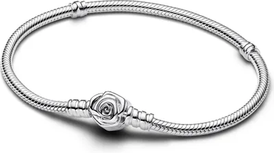 Zdjęcie produktu dla Bransoletka PANDORA Moments Rose in Bloom ze srebra próby 925