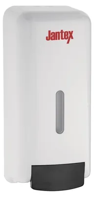 Produktbild von Jantex Seifenspender | weiß | Kunststoff | 1000 ml | 10 Wandspender
