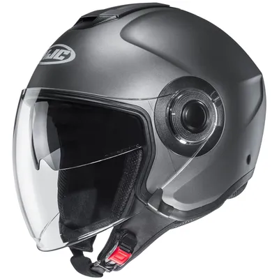 Zdjęcie produktu dla HJC i40N Solid półmatowy tytanowy kask Jet L