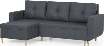 Produktbild von DORO Ecksofa mit Schlaffunktion - Grau