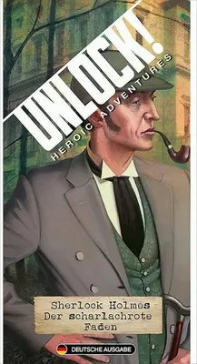 Produktbild von Asmodee Unlock! - Sherlock Holmes: Der scharlachrote Faden, Kartenspiel, Kartenaustausch, 10 Jahr(e), Familienspiel
