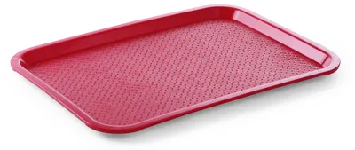 Obrázek produktu pro Polypropylenový tác na rychlé občerstvení 30,5x41,5 cm - červený