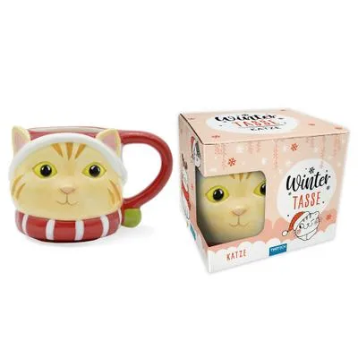 Produktbild von Trötsch Wintertasse Katze groß