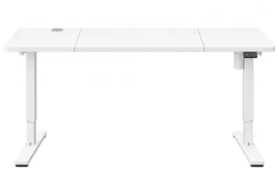Zdjęcie produktu dla Biurko elektryczne z regulacją wysokości 140 x 60 cm – białe
