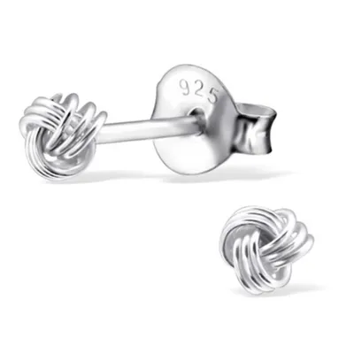 Produktbild von Ohrstecker Knoten aus 925er Silber
