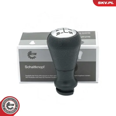 Immagine prodotto di Pomo del cambio ESEN SKV, argento, 5 marce, compatibile con PEUGEOT 206 berlina (2A/C), 206 SW (2E/K), 406 (8B), 406 Coupé (8C) e 406 Break (8E/F)