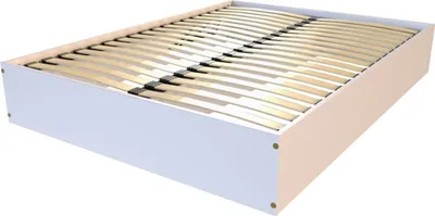 Produktbild von Bettkasten 2 Sitzer aus Massivholz robust - 140x200 - Weiß